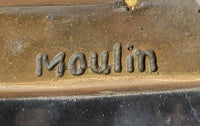 A Secret from on High after Hyppolite Moulin Mercury Hermes Bronze Statue Sculpture Gold 17" x 10"