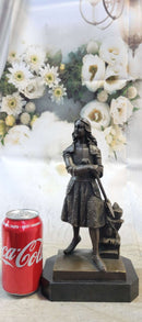Saint Joan of Arc Bronze Sculpture Fremiet 12" x 5"