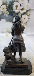 Saint Joan of Arc Bronze Sculpture Fremiet 12" x 5"