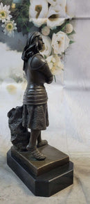 Saint Joan of Arc Bronze Sculpture Fremiet 12" x 5"