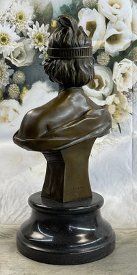 Large Sexy Goddess By French Artist Villanis Bronze Sculpture Sale