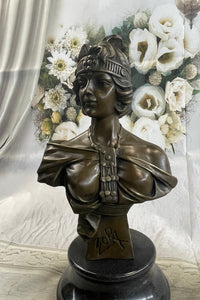 Large Sexy Goddess By French Artist Villanis Bronze Sculpture Sale