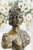 Large Sexy Goddess By French Artist Villanis Bronze Sculpture Sale