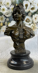 Large Sexy Goddess By French Artist Villanis Bronze Sculpture Sale