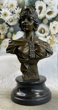 Large Sexy Goddess By French Artist Villanis Bronze Sculpture Sale
