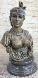 Pocahontas Bronze Bust 19" x 11"