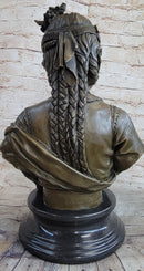 Pocahontas Bronze Bust 19" x 11"