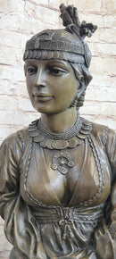 Pocahontas Bronze Bust 19" x 11"
