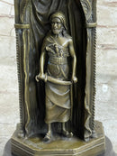 Peeping Ali Ottoman Turkish Arab Harem Warrior & Nude Female Figure Bronze Sculpture