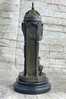 Peeping Ali Ottoman Turkish Arab Harem Warrior & Nude Female Figure Bronze Sculpture