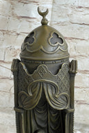 Peeping Ali Ottoman Turkish Arab Harem Warrior & Nude Female Figure Bronze Sculpture