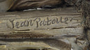 Signed Patoue Cowboy with Rope Bronze Sculpture