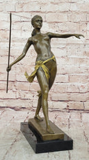 Diana the Huntress Bronze Female Warrior Artemis Sculpture