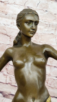 Diana the Huntress Bronze Female Warrior Artemis Sculpture