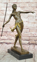 Diana the Huntress Bronze Female Warrior Artemis Sculpture