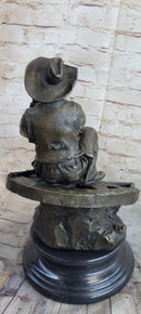 Extra Large Lonely Cowboy Western Art Bronze Sculpture