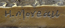 Sisters Embrace 2 Girls Bronze Sculpture 14" x 5"