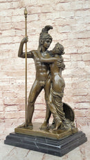 Spartan King Leonidas & Gorgo Bronze Sculpture Figure