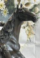 Abstract Modern Art Kamiko Outlaw Cowboy Horse Gun Bronze Sculpture