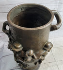 Joseph Cheret Bronze Urn Water Babies Cherubim 15" x 7"