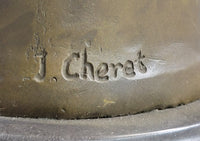 Joseph Cheret Bronze Urn Water Babies Cherubim 15" x 7"