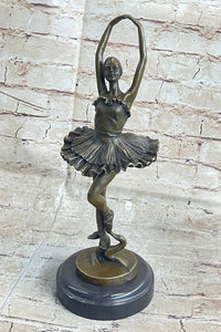 Art Deco Hot Cast Bronze Ballerina Sculpture Milo Sale