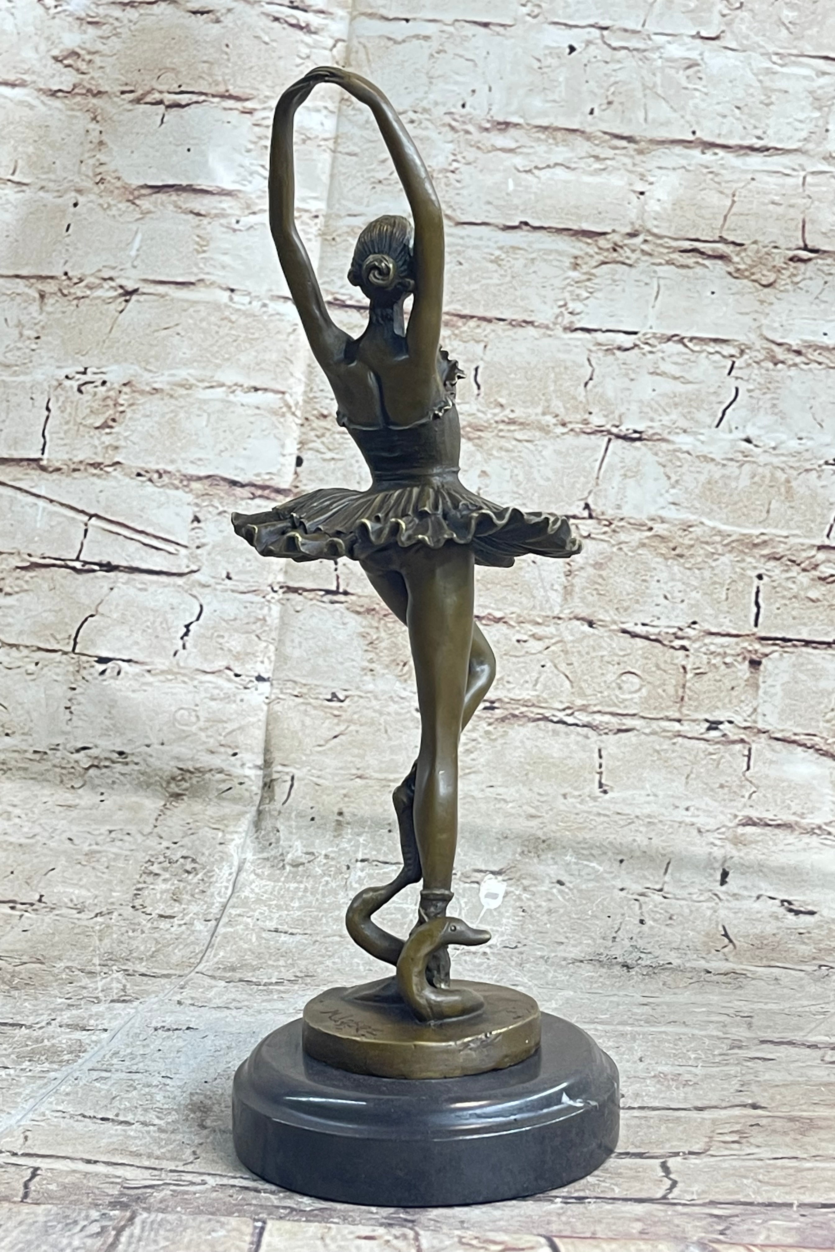 Art Deco Hot Cast Bronze Ballerina Sculpture Milo Sale