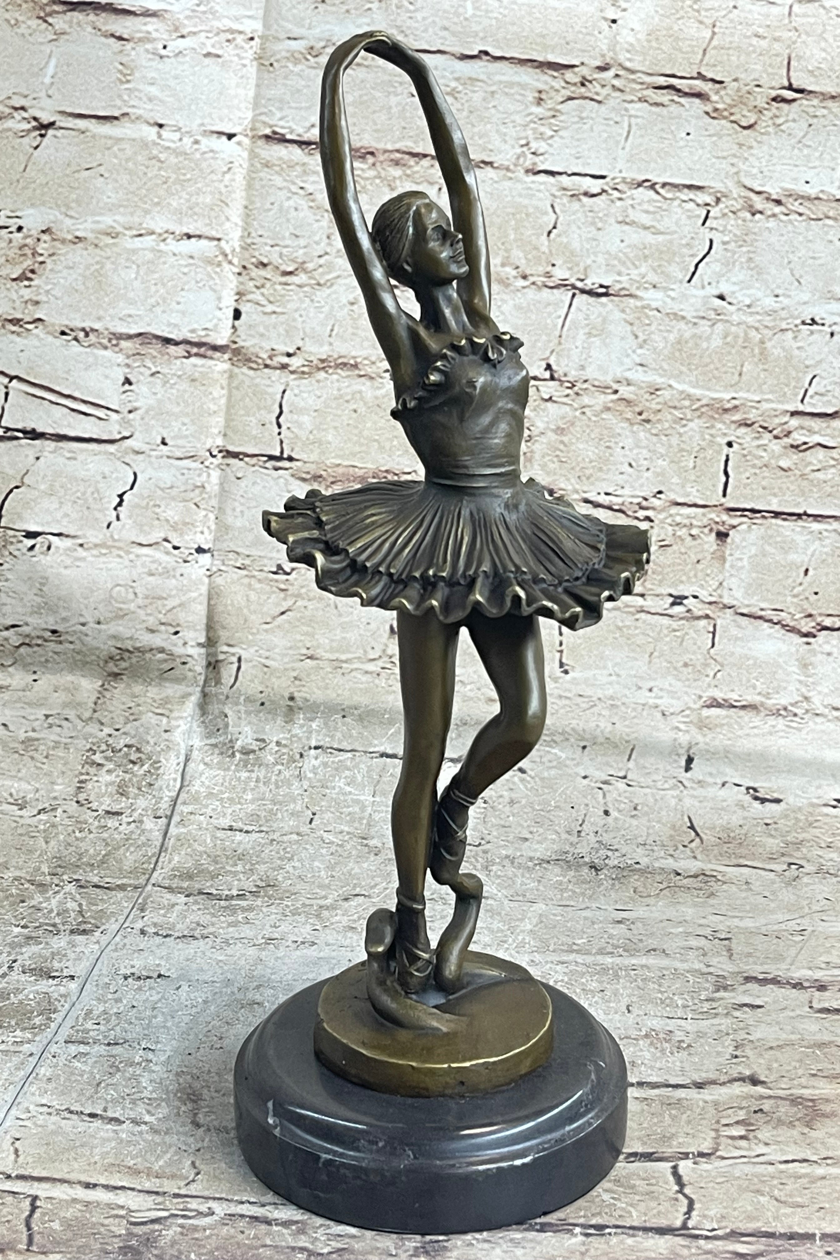 Art Deco Hot Cast Bronze Ballerina Sculpture Milo Sale