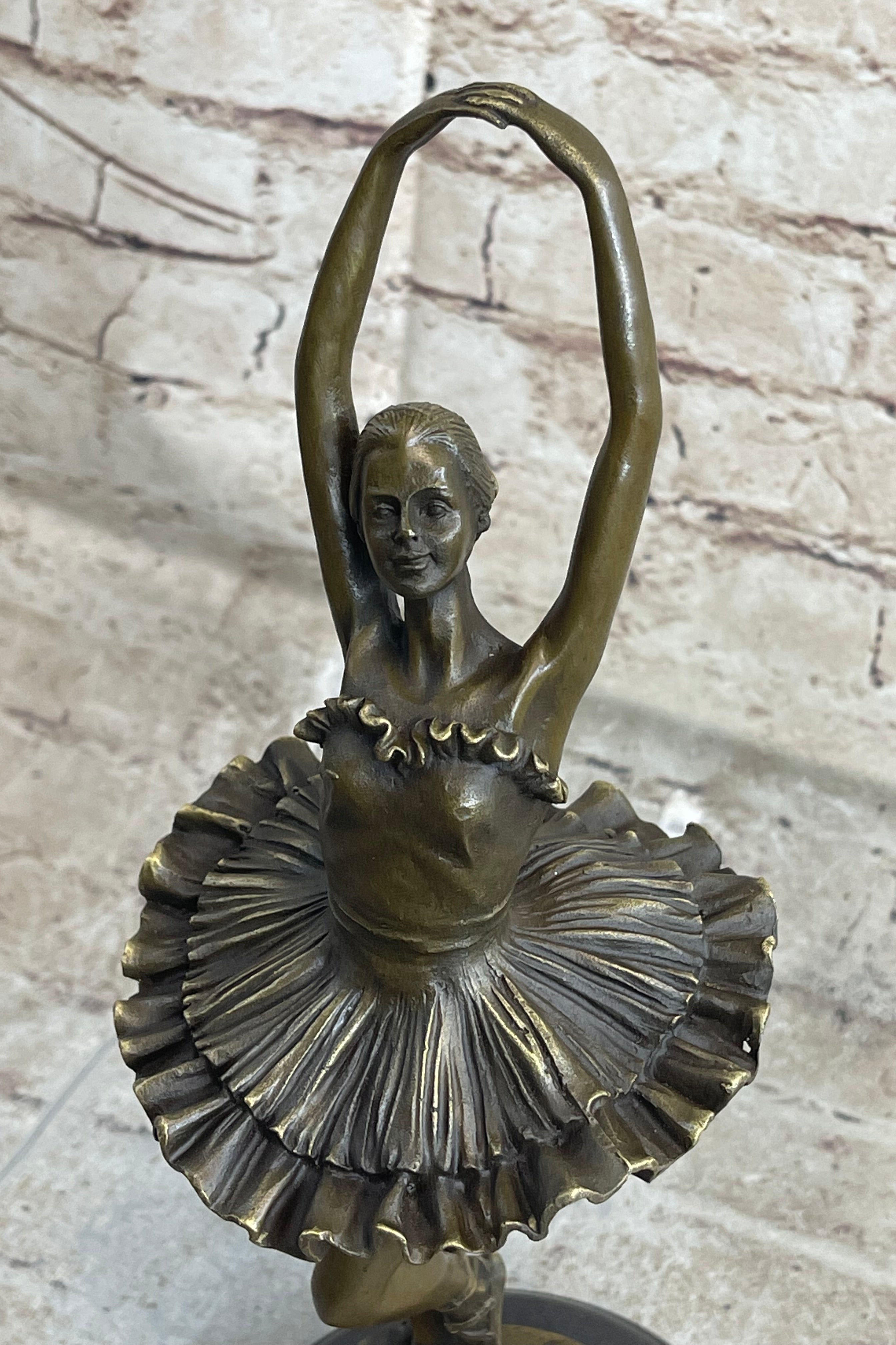 Art Deco Hot Cast Bronze Ballerina Sculpture Milo Sale