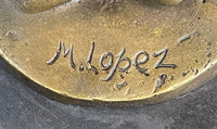 Art Deco Hot Cast Bronze Ballerina Sculpture Milo Sale