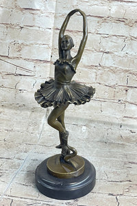 Art Deco Hot Cast Bronze Ballerina Sculpture Milo Sale