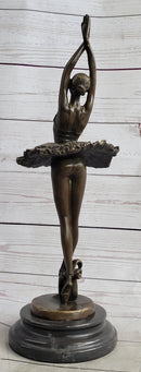 Miguel Lopez Prima Ballerina Tutu Genuine Bronze Sculpture