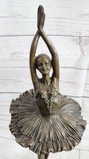 Miguel Lopez Prima Ballerina Tutu Genuine Bronze Sculpture