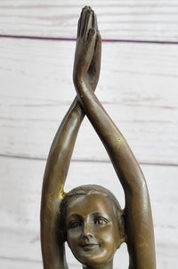 Miguel Lopez Prima Ballerina Tutu Genuine Bronze Sculpture