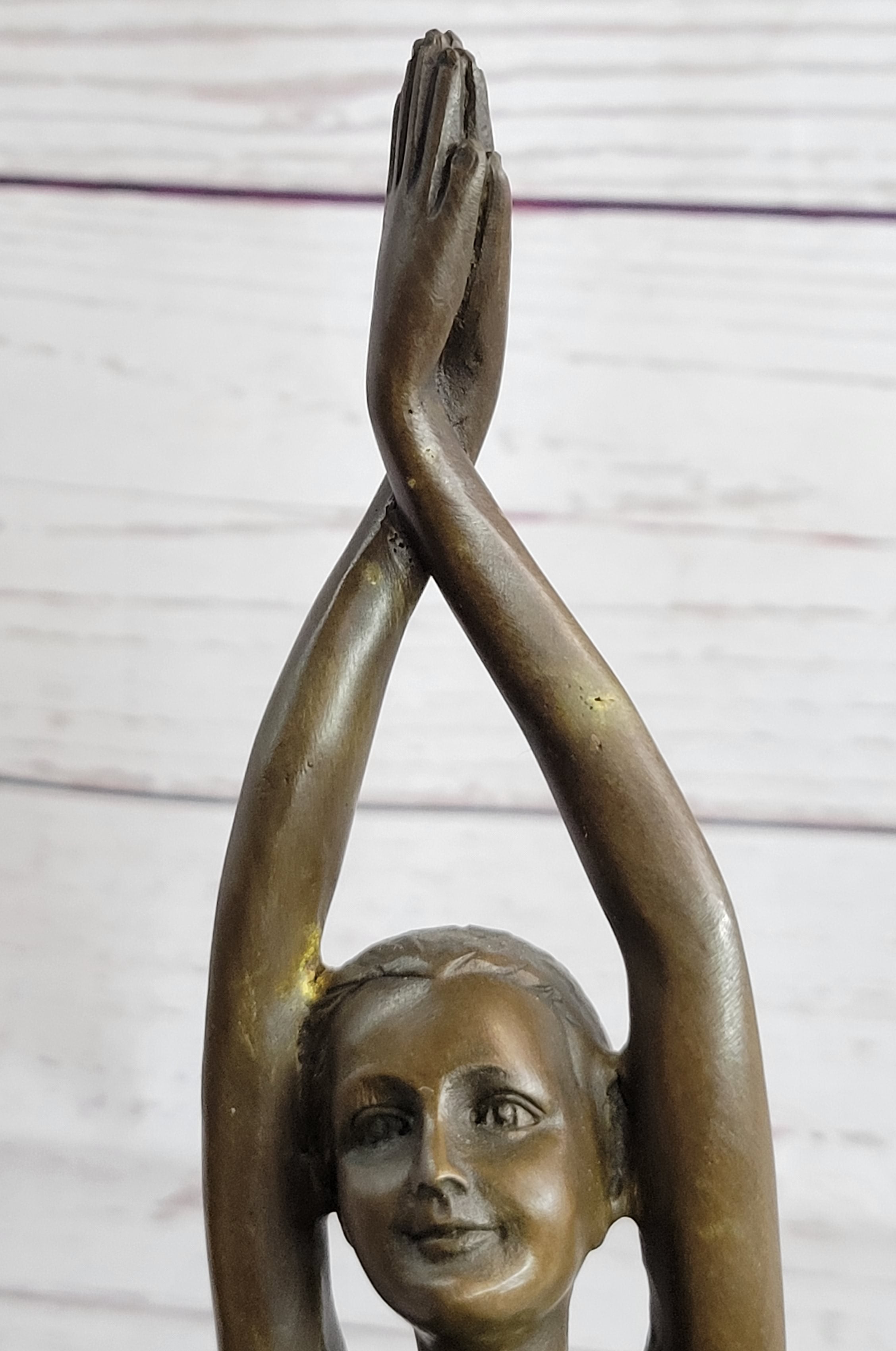 Miguel Lopez Prima Ballerina Tutu Genuine Bronze Sculpture