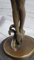 Miguel Lopez Prima Ballerina Tutu Genuine Bronze Sculpture