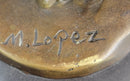 Miguel Lopez Prima Ballerina Tutu Genuine Bronze Sculpture