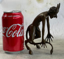 Horned Satyr Demon Devil Erect Penis Bronze 6" x 5"