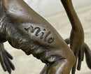 Horned Satyr Demon Devil Erect Penis Bronze 6" x 5"