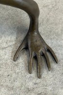 Sitting Satyr Faun Demon Devil Bronze Sculpture 5" x 7"