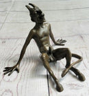 Milo Rare Devil Satyr Dark Angel Erotic Art Bronze Sculpture