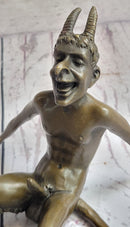 Milo Rare Devil Satyr Dark Angel Erotic Art Bronze Sculpture