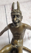 Milo Rare Devil Satyr Dark Angel Erotic Art Bronze Sculpture