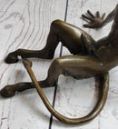 Milo Rare Devil Satyr Dark Angel Erotic Art Bronze Sculpture