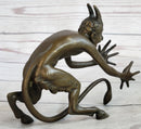 Greek Satyr Chasing Nymph Bronze Sculpture 5" x 7"