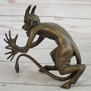 Greek Satyr Chasing Nymph Bronze Sculpture 5" x 7"