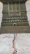 Bronze Metal Sculpture Replica of Statue of Liberty 17.5" x 4.5"