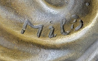 Prima Ballerina Ballet Dancer Figure Signed Bronze 13" x 5"