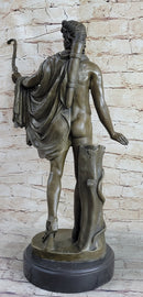 Apollo as an Archer with Bow - Bronze Sculpture