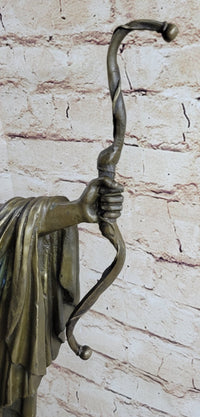 Apollo as an Archer with Bow - Bronze Sculpture